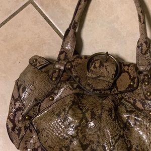 Snake skin purse